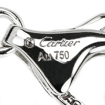 カルティエ ダイヤモンド ダムール ネックレス K18WG ディアマンレジェ 一粒石 ブランド Cartier | 18金 ダイアモンド 上品 シンプル かわいい おしゃれ【中古】【SH120629】