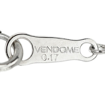 VENDOME AOYAMA Diamond Necklace 0.17ct Pt950 Four-leaf clover Flower Plant Botanical Heart Openwork Brand VENDOME AOYAMA | Diamond Cute Stylish [SH120700]