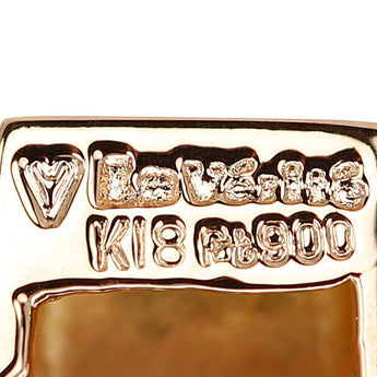 ベリテ ロードライトガーネット ネックレス 1.20ct ダイヤモンド K18PG Pt900 コンビ オメガ ブランド VERITE | 18金 ダイアモンド 豪華 かわいい おしゃれ【中古】【SH120708】