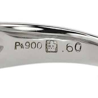 ロイヤルアッシャー ダイヤモンド リング 0.60ct Pt900 パヴェ ウェーブ ブランド ROYAL ASSCHER | ダイアモンド 豪華 ゴージャス かわいい おしゃれ【中古】【SH120771】