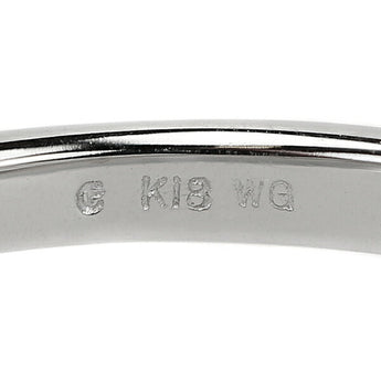 エステール ブラックダイヤモンド リング 0.45ct K18WG ブランド ESTELLE | 18金 ブラックダイアモンド デイリーユース スタイリッシュ かわいい おしゃれ【中古】【SH120783】