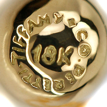 Tiffany Teardrop Necklace K18YG Elsa Peretti Tear Metal only No stones Brand TIFFANY&amp;Co. | 18K Daily use Simple Cute Stylish [Used] [SH120796]