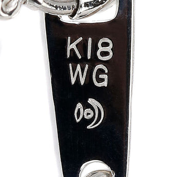 TASAKI Akoya Pearl Necklace 6.5mm Diamond K18WG Brand TASAKI | 18K Akoya Pearl White Pearl Japanese Pearl Diamond Daily Use Simple Cute Stylish [Used] [SH121106]