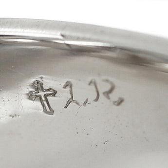 ローリーロドキン ダイヤモンド リング K18WG 梨地 ツヤ消し マット 透かし 幅広 太め ユニセックス メンズ Loree Rodkin | 18金 ダイアモンド ゴージャス 豪華 かわいい おしゃれ【中古】【SH121118】