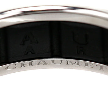 ショーメ ダイヤモンド クラスワン リング K18WG #63 #64 メンズ ユニセックス 太め 幅広 ブランド Chaumet | 18金 ダイアモンド デイリーユース シンプル おしゃれ【中古】【SH121234】