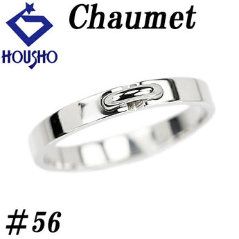 ショーメ リアン エヴィダンス マリッジ リング Pt950 #56 メンズ ユニセックス 地金のみ 石なし ブランド Chaumet | デイリーユース シンプル かわいい おしゃれ【中古】【SH121571】