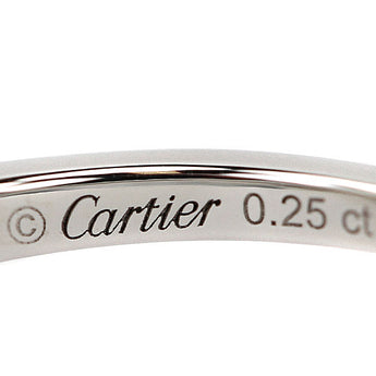 カルティエ ダイヤモンド バレリーナソリテール リング 0.25ct Pt950 #49 ブランド Cartier | ダイアモンド 上品 エレガント かわいい おしゃれ【中古】【SH121697】