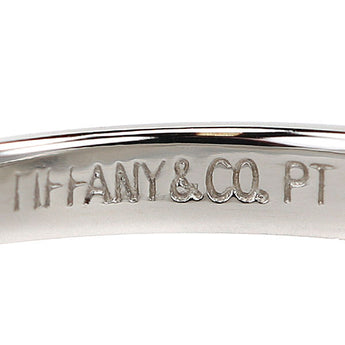 Tiffany Solitaire Ring 0.34ct Pt950 Single Stone 6 Prongs Graded Certificate Brand TIFFANY&amp;Co. | Diamond Elegant Cute Stylish [Used] [SH121698]