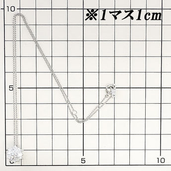 ダイヤモンド ネックレス 0.23ct Pt900 | ダイアモンド デイリーユース 上品 かわいい おしゃれ【中古】【SH121703】