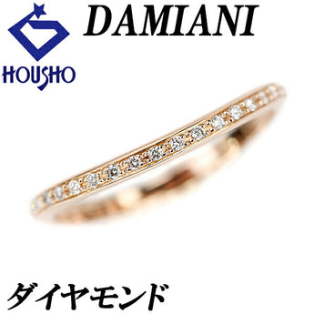 ダミアーニ ダイヤモンド ミヌー フルエタニティ リング K18PG 細め 華奢 ブランド DAMIANI | 18金 ダイアモンド デイリーユース 上品 エレガント かわいい おしゃれ【中古】【SH122434】
