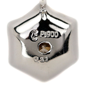 エステール ダイヤモンド ロング ネックレス 0.31ct Pt900 ブランド ESTELLE | ダイアモンド 上品 エレガント かわいい おしゃれ【中古】【SH122439】