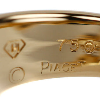 ピアジェ ダイヤモンド マジックガーデン リング K18YG #53 ドロップ 雫 しずく 涙 なみだ 透かし ブランド PIAGET | 18金 ダイアモンド 豪華 かわいい おしゃれ【中古】【SH122576】