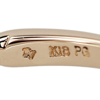 ポンテヴェキオ サファイア リング 0.07ct ダイヤモンド K18PG 星 スター 花 フラワー ツイスト ロープ Ponte Vecchio | 18金 ピンクサファイヤ ダイアモンド かわいい おしゃれ【中古】【SH122588】