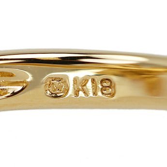 ミキモト 淡水パール リング 3.4mm-4.8mm K18YG リボン ブランド MIKIMOTO | 18金 淡水真珠 白真珠 上品 かわいい おしゃれ【中古】【SH122596】