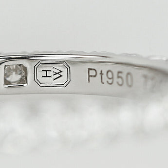 ハリーウィンストン ダイヤモンド リボン バンド リング Pt950 フルエタニティ ブランド Harry Winston | ダイアモンド プラチナ デイリーユース シンプル かわいい おしゃれ 豪華 華やか【中古】【SH122721】