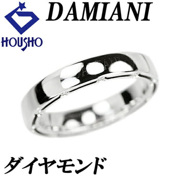ダミアーニ ダイヤモンド Dサイド リング K18WG D.SIDE ブラッド・ピット ブランド DAMIANI | 18金 ダイアモンド デイリーユース シンプル かわいい おしゃれ カジュアル【中古】【SH122726】
