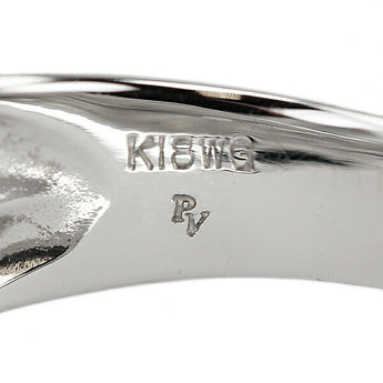 ポンテヴェキオ ダイヤモンド リング 0.50ct K18WG 重ね付け風 パヴェ ブランド Ponte Vecchio | 18金 ダイアモンド 豪華 ゴージャス かわいい おしゃれ【中古】【SH122731】
