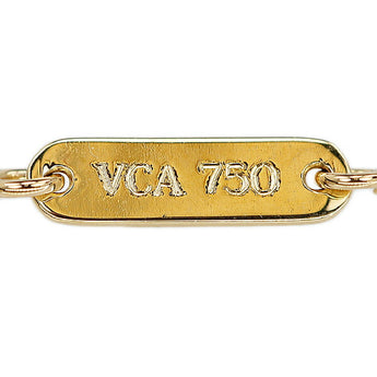 ヴァンクリーフ&アーペル ダイヤモンド パピヨン ネックレス K18YG 蝶 ちょうちょ バタフライ 昆虫 透かし Van Cleef & Arpels | 18金 ダイアモンド エレガント かわいい おしゃれ【中古】【SH122734】
