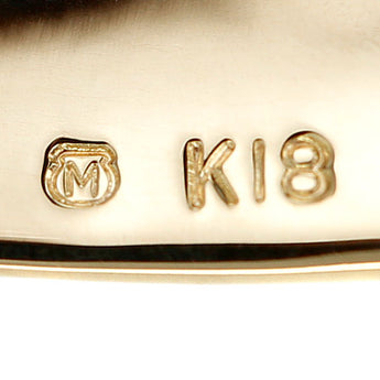ミキモト ネックレス K18YG リボン 地金のみ 石なし ブランド MIKIMOTO | 18金 デイリーユース シンプル かわいい おしゃれ【中古】【SH122765】
