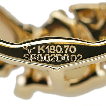 GSTV オパール ペンダントトップ 0.70ct スピネル ダイヤモンド K18YG 馬蹄 ホースシュー ブランド | 18金 ダイアモンド デイリーユース かわいい おしゃれ【中古】【SH122773】