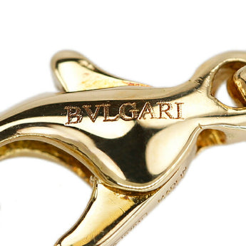 ブルガリ ホロスコープ ネックレス K18YG K18WG 獅子座 しし座 地金のみ 石なし チョーカー レザー ブランド BVLGARI | 18金 デイリーユース かわいい おしゃれ【中古】【SH122790】