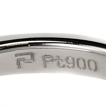 POLA Sapphire Ring 0.21ct Diamond Pt900 V-Shape Brand POLA | Sapphire Diamond Daily Use Elegant Cute Stylish [Used] [SH122801]