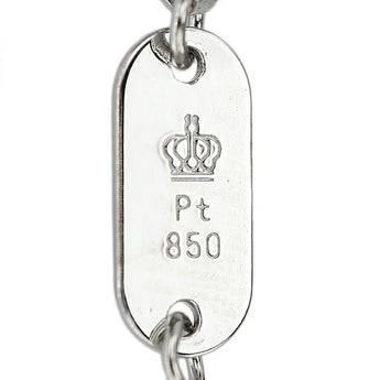 ロイヤルアッシャー ダイヤモンド ネックレス 0.20ct Pt900 クロス 十字架 ブランド ROYAL ASSCHER | ダイアモンド 上品 エレガント かわいい おしゃれ【中古】【SH122826】