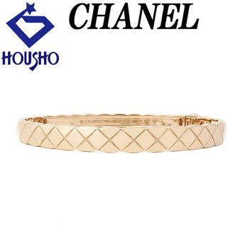 シャネル ココ クラッシュ ブレスレット バングル K18PG 地金のみ 石なし ブランド CHANEL | 18金 上品 エレガント かわいい おしゃれ【中古】【SH122837】