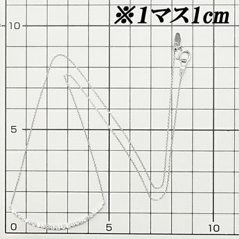 ダイヤモンド ネックレス 0.65ct Pt900 カーブ | ダイアモンド デイリーユース 上品 かわいい おしゃれ【中古】【SH122980】