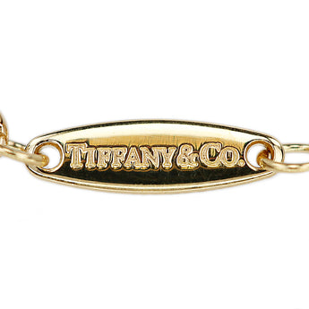ティファニー ダイヤモンド バイザヤード ネックレス K18イエローゴールド TIFFANY&Co. 一粒石 【中古】【123020】