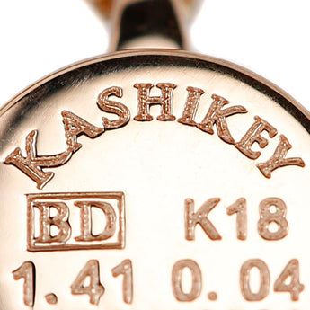 カシケイ ブラウンダイヤモンド ソリティア ネックレス  ダイヤモンド K18ピンクゴールド Kashikey【中古】【123022】