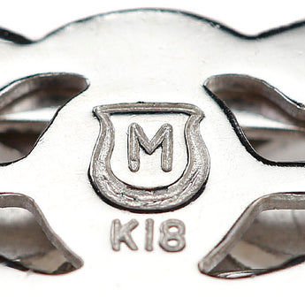 ミキモト アコヤ真珠 ネックレス K18ホワイトゴールド MIKIMOTO 連【中古】【123031】