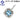 Blue topaz pendant top diamond K18 white gold [Used] [123036]