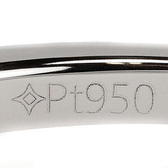 ジーエスティービー ダイヤモンド リング  Pt950 GSTV ハーフエタニティ 1/3エタニティ 一文字【中古】【123594】
