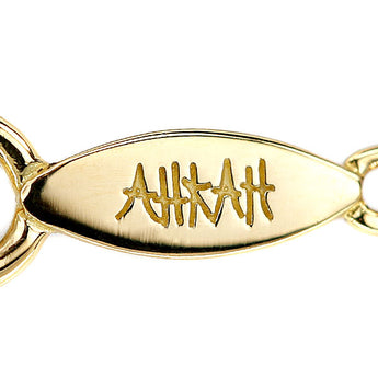 アーカー ダイヤモンド ネックレス  K18イエローゴールド AHKAH Y イニシャル アルファベット 頭文字 英語 華奢 【中古】【123604】