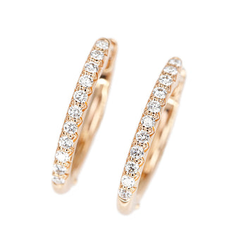 カルティエ ダイヤモンド トリニティ ピアス K18イエローゴールド K18ホワイトゴールド K18ピンクゴールド CARTIER 2way スリーカラーゴールド【中古】【123623】