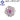 Ruby pendant top, pink sapphire, diamond, K18 white gold, pave round [Used] [123631]
