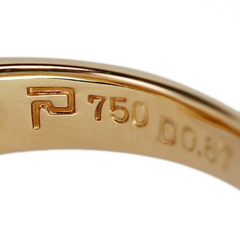 POLA Diamond Ring K18 Yellow Gold POLA [Used] [123760]