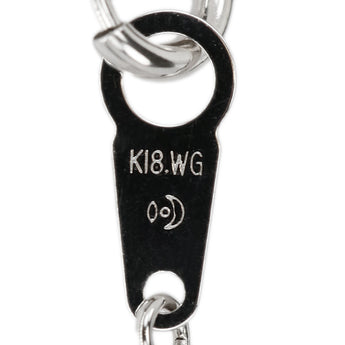 TASAKI Tasaki Pearl Diamond Necklace K18 White Gold TASAKI Trilogy 3-Row [Used] [123814]