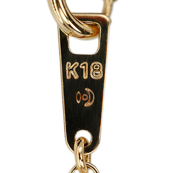 TASAKI Akoya Pearl Necklace Diamond K18 Yellow Gold [Used] [123868]