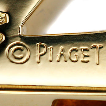 ピアジェ ダイヤモンド ネックレス K18イエローゴールド PIAGET ハート 雷 カミナリ 稲妻 イナズマ【中古】【124087】
