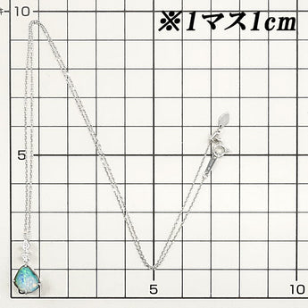 Boulder Opal Necklace Diamond Pt900 Pt950 [Used] [124291]