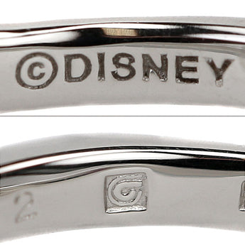 ディズニー シチズンジュエリー ダイヤモンド ビューティフルライト リング  ダイヤモンド Pt950 K18イエローゴールド Disney 美女と野獣 バラ 薔薇 ローズ 花 フラワー 植物 ボタニカル【中古】【124292】