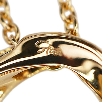スタージュエリー ダイヤモンド ネックレス  K18イエローゴールド STAR JEWELRY サークル ラウンド 円 丸【中古】【124306】
