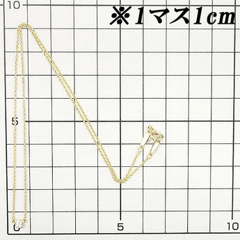 ティファニー ダイヤモンド バイザヤード ネックレス K18イエローゴールド TIFFANY&Co. 一粒石【中古】【124308】