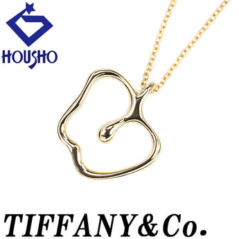 Tiffany Apple Necklace K18 Yellow Gold TIFFANY&amp;Co. Apple Elsa Peretti Metal only No stones [Used] [124312]
