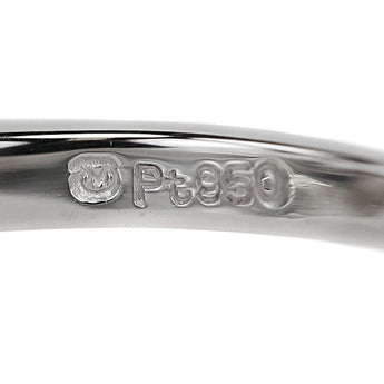 ミキモト アコヤ真珠 リング ダイヤモンド Pt950 MIKIMOTO【中古】【124330】