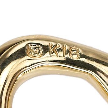 ミキモト ダイヤモンド チャーム K18イエローゴールド MIKIMOTO 透かし【中古】【124353】