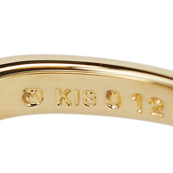 ミキモト ルビー リング  ダイヤモンド K18イエローゴールド MIKIMOTO V字【中古】【124369】