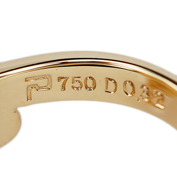 POLA Blue Sapphire Ring Diamond K18 Yellow Gold POLA [Used] [124370]